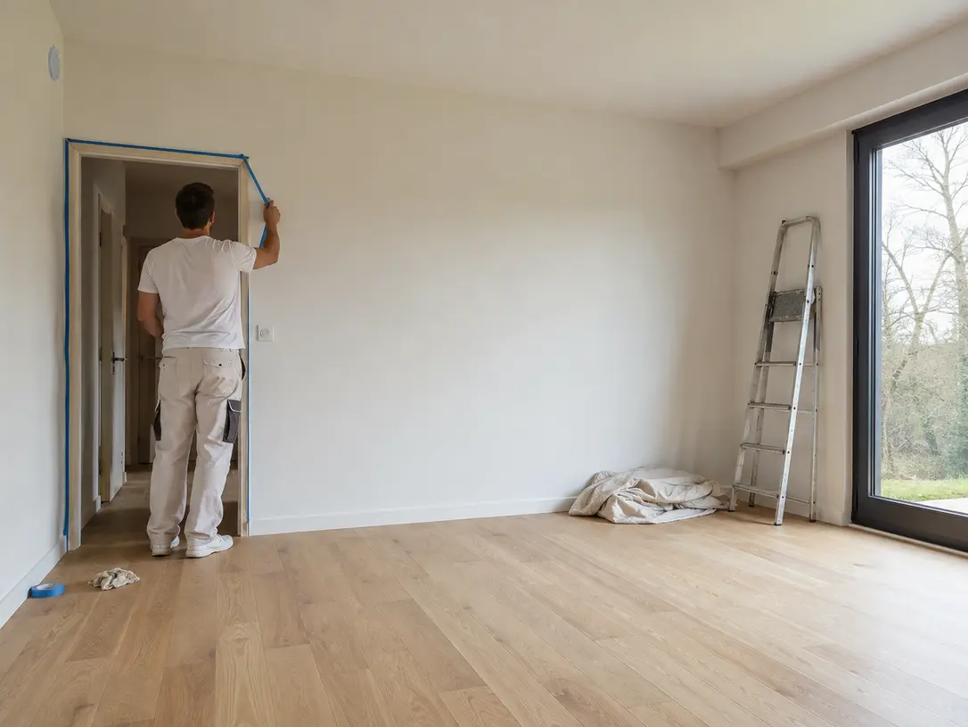 Finitions d’un intérieur entièrement rénové