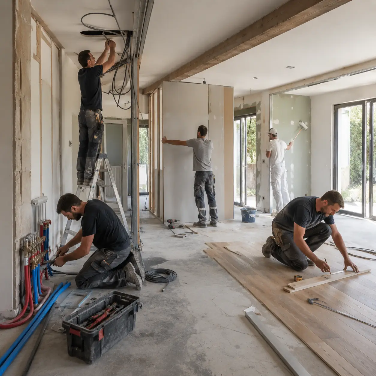 Chantier coordonné par Derlin Rénovations