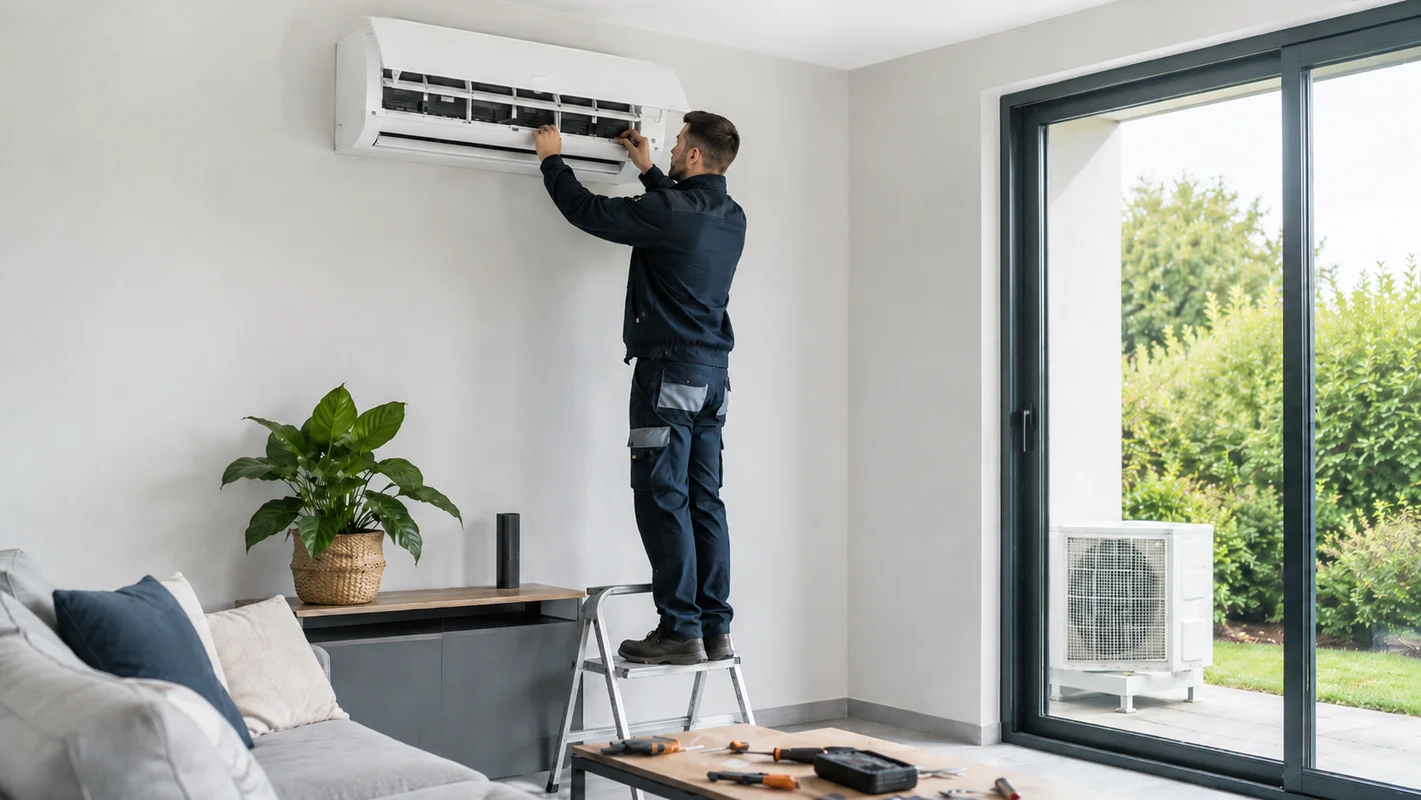 Installation d’une pompe à chaleur air/air à Pau
